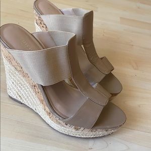Charles by Charles David Tan wedges , size 8.5